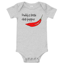 Load image into Gallery viewer, Daddy's little chili pepper onesie