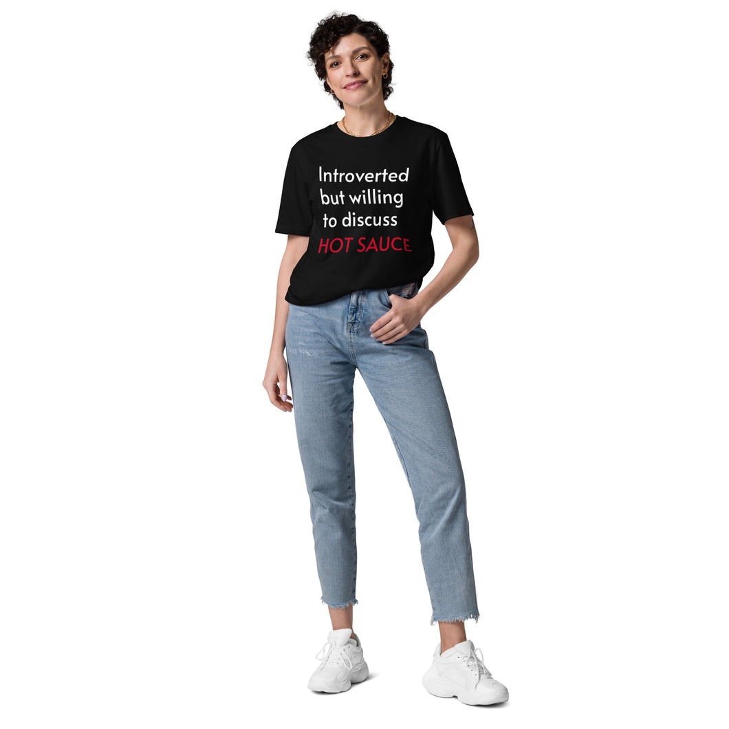 Introverted Unisex organic cotton t-shirt