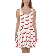 Load image into Gallery viewer, Chili Pepper Skater Dress
