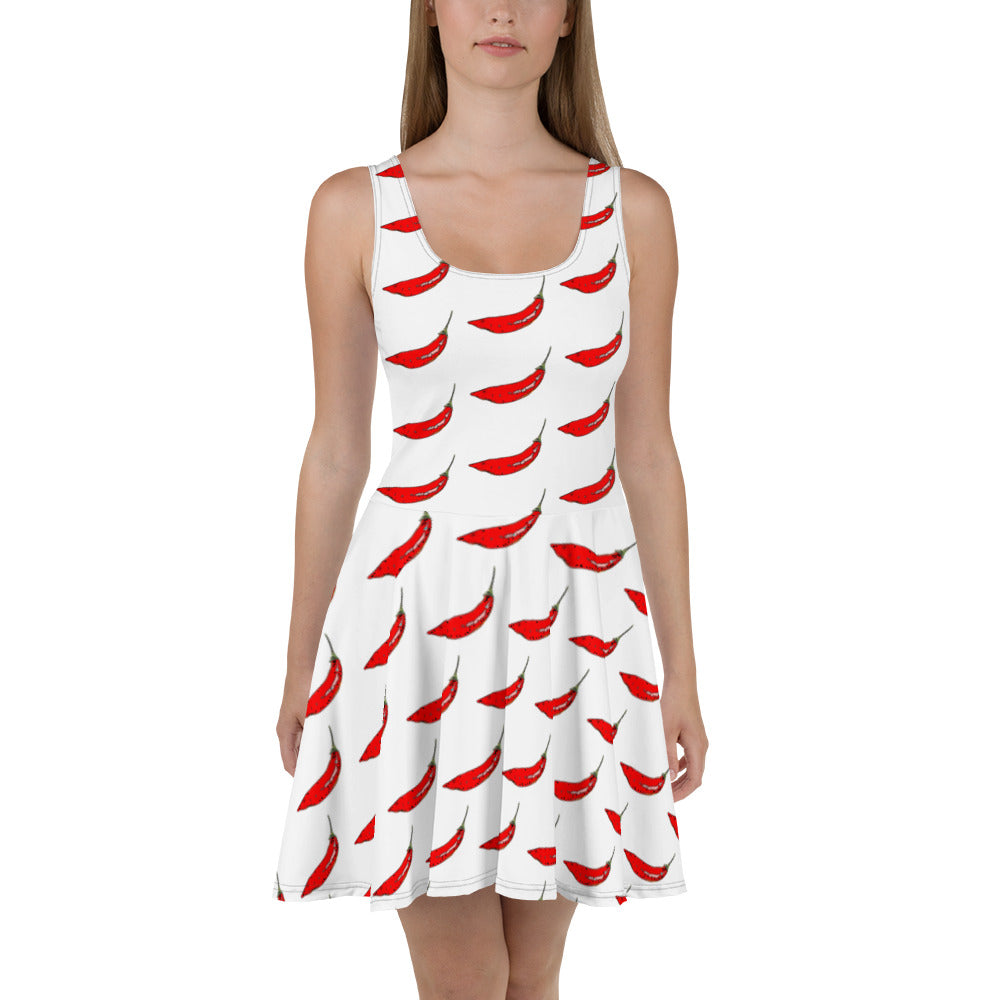Chili Pepper Skater Dress
