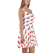Load image into Gallery viewer, Chili Pepper Skater Dress
